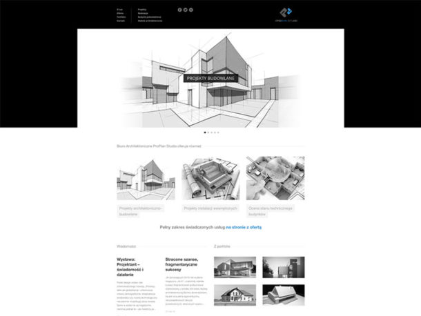 Strona WWW ProPlan Studio