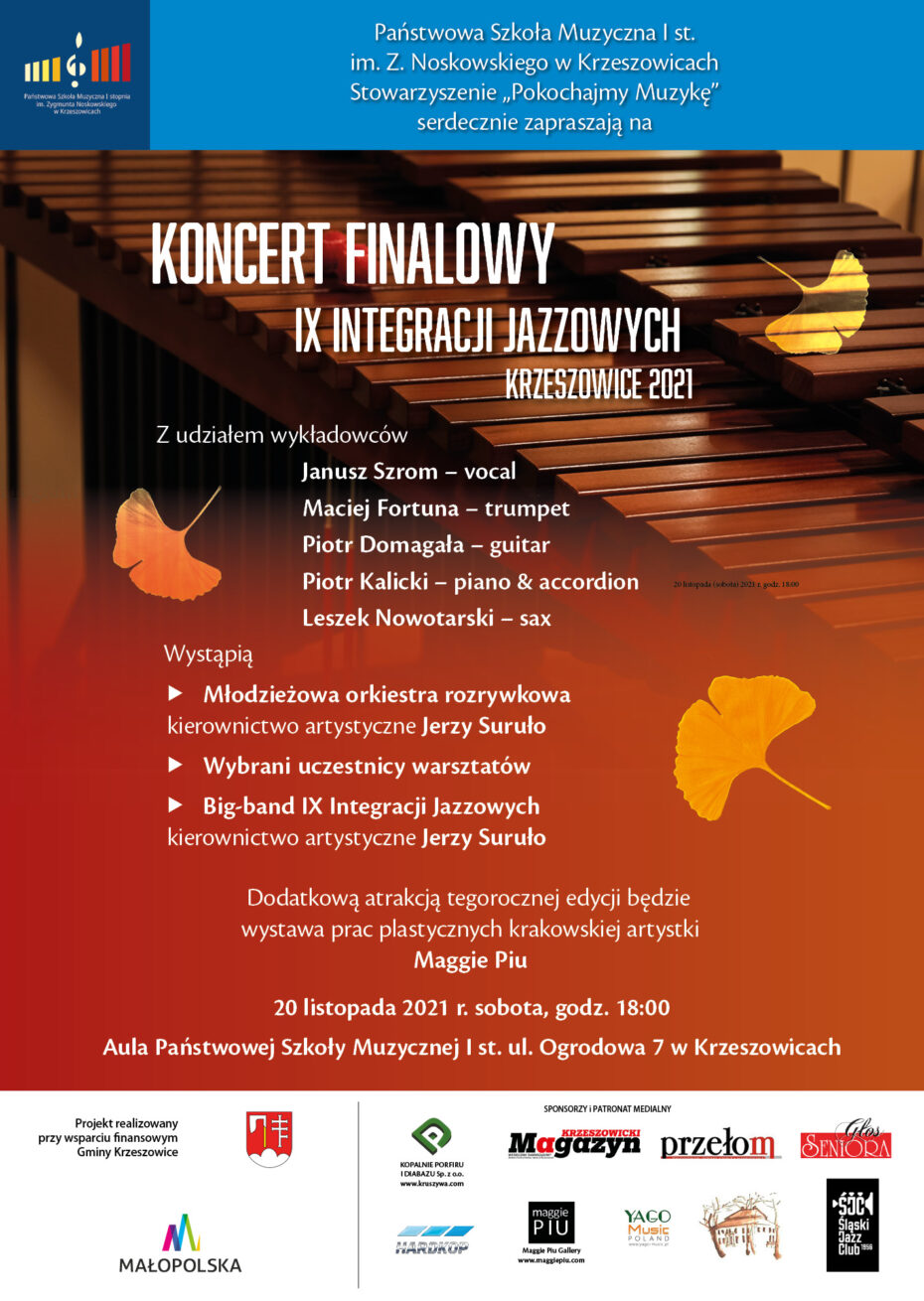 Plakat IX Integracje Jazzowe 2021